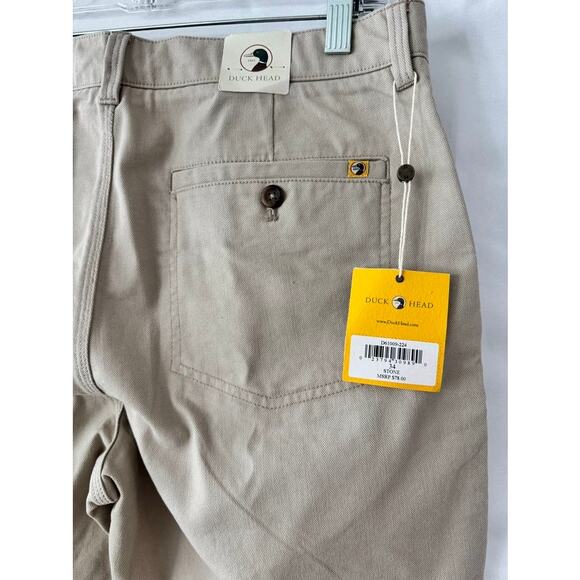 Duck Head Stone Canvas Field Shorts Men’s 34 NWT Classic Fit - Picture 7 of 10
